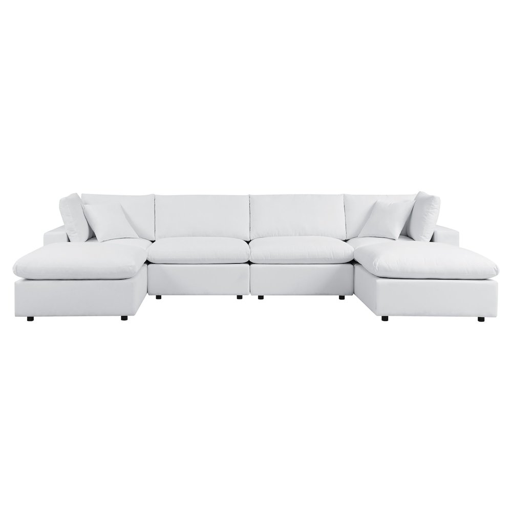 Commix 6-Piece Sunbrella Outdoor Patio Sectional Sofa. Picture 1