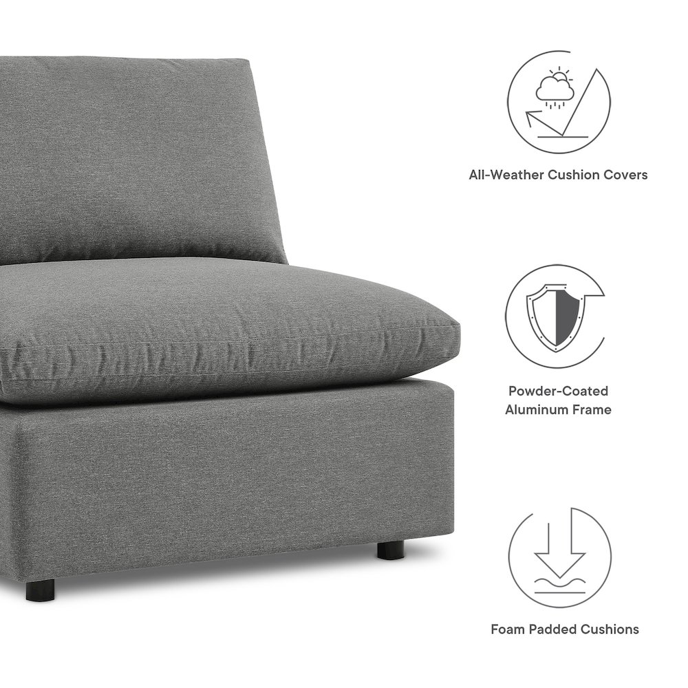 Commix 5-Piece Outdoor Patio Sectional Sofa. Picture 2