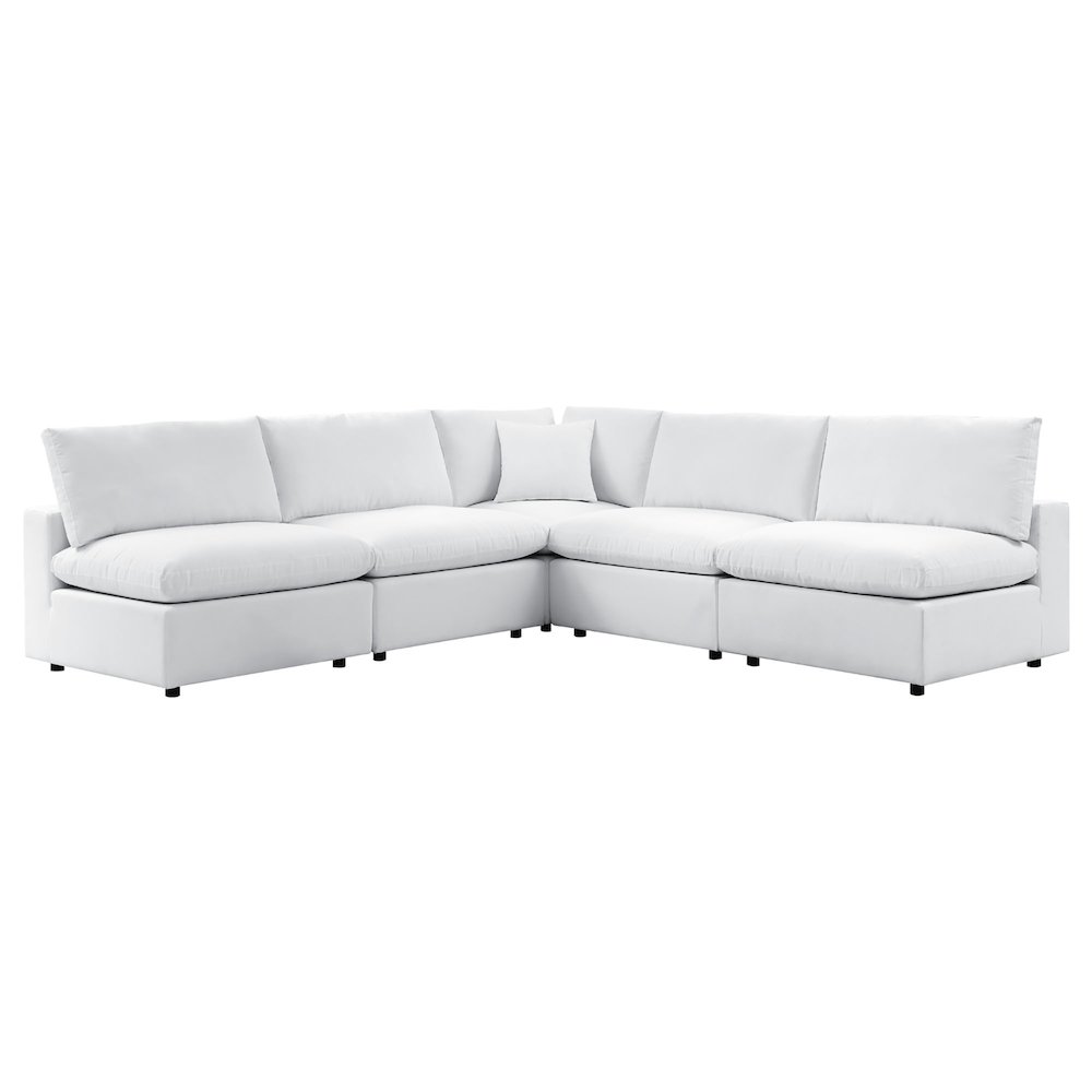 Commix 5-Piece Sunbrella Outdoor Patio Sectional Sofa. Picture 1