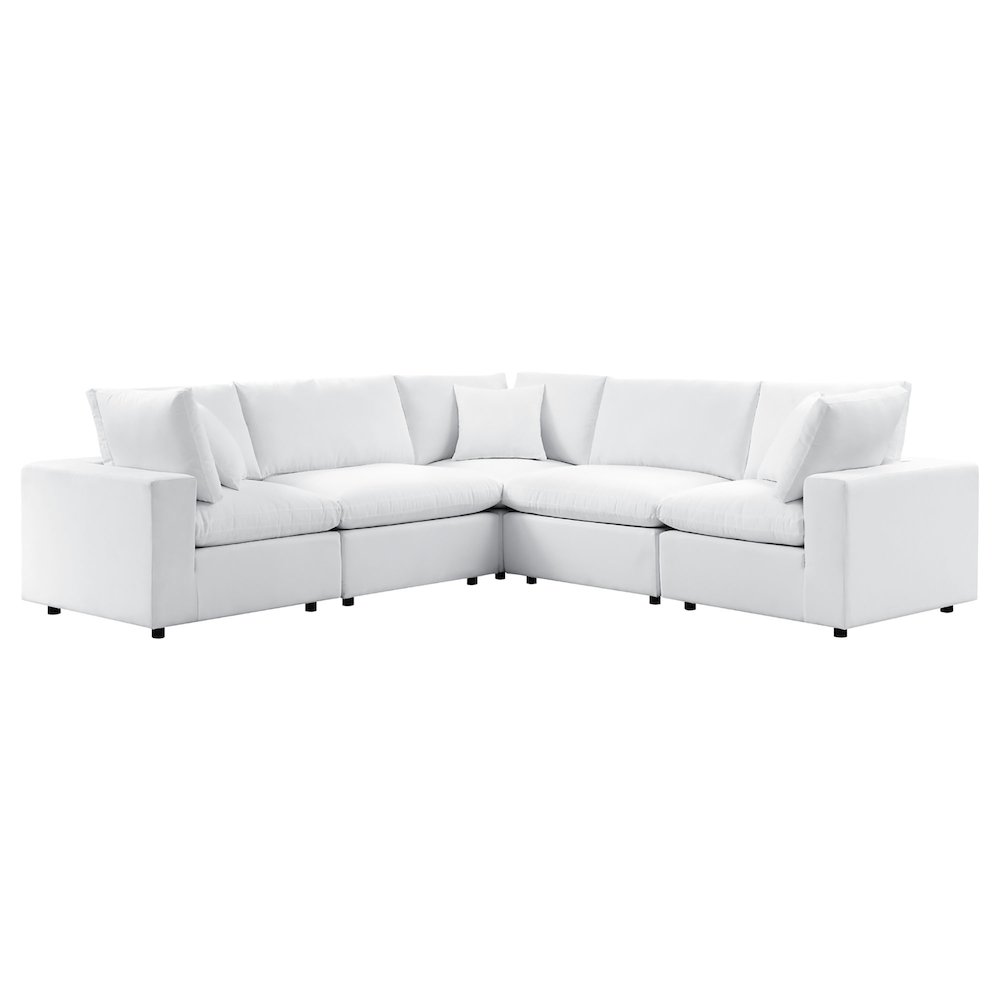 Commix 5-Piece Sunbrella Outdoor Patio Sectional Sofa. Picture 1