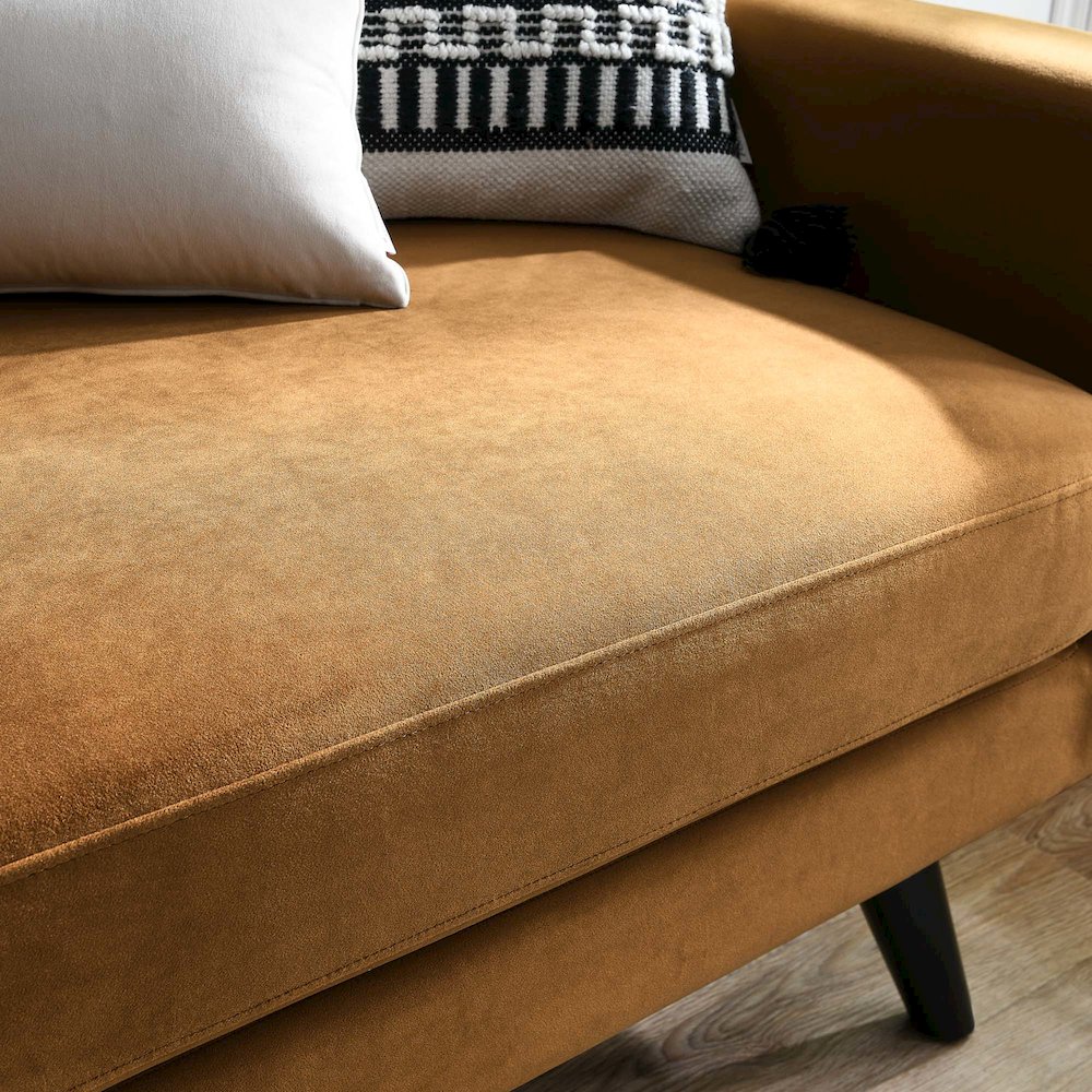 Engage Performance Velvet Loveseat. Picture 8