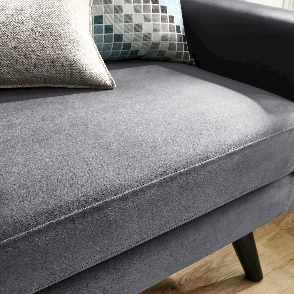 Engage Performance Velvet Loveseat. Picture 8