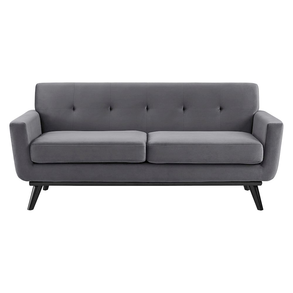 Engage Performance Velvet Loveseat. Picture 6