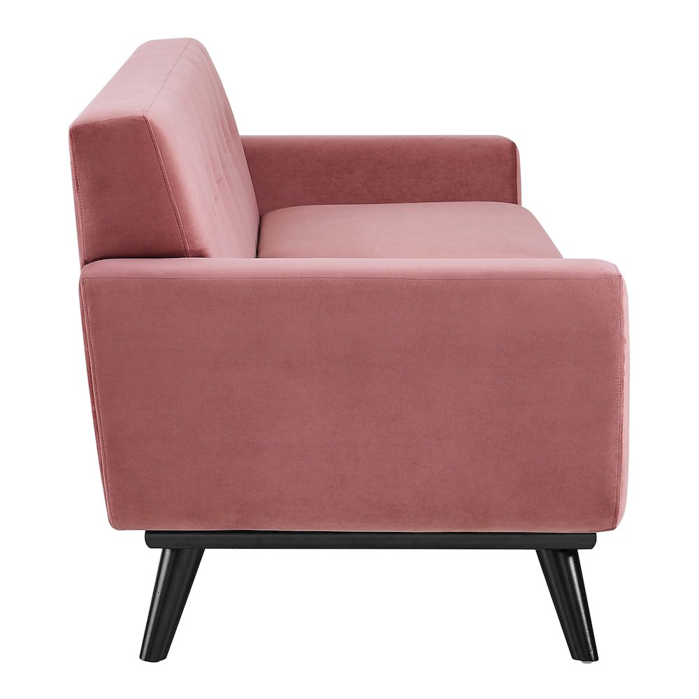 Engage Performance Velvet Sofa. Picture 3