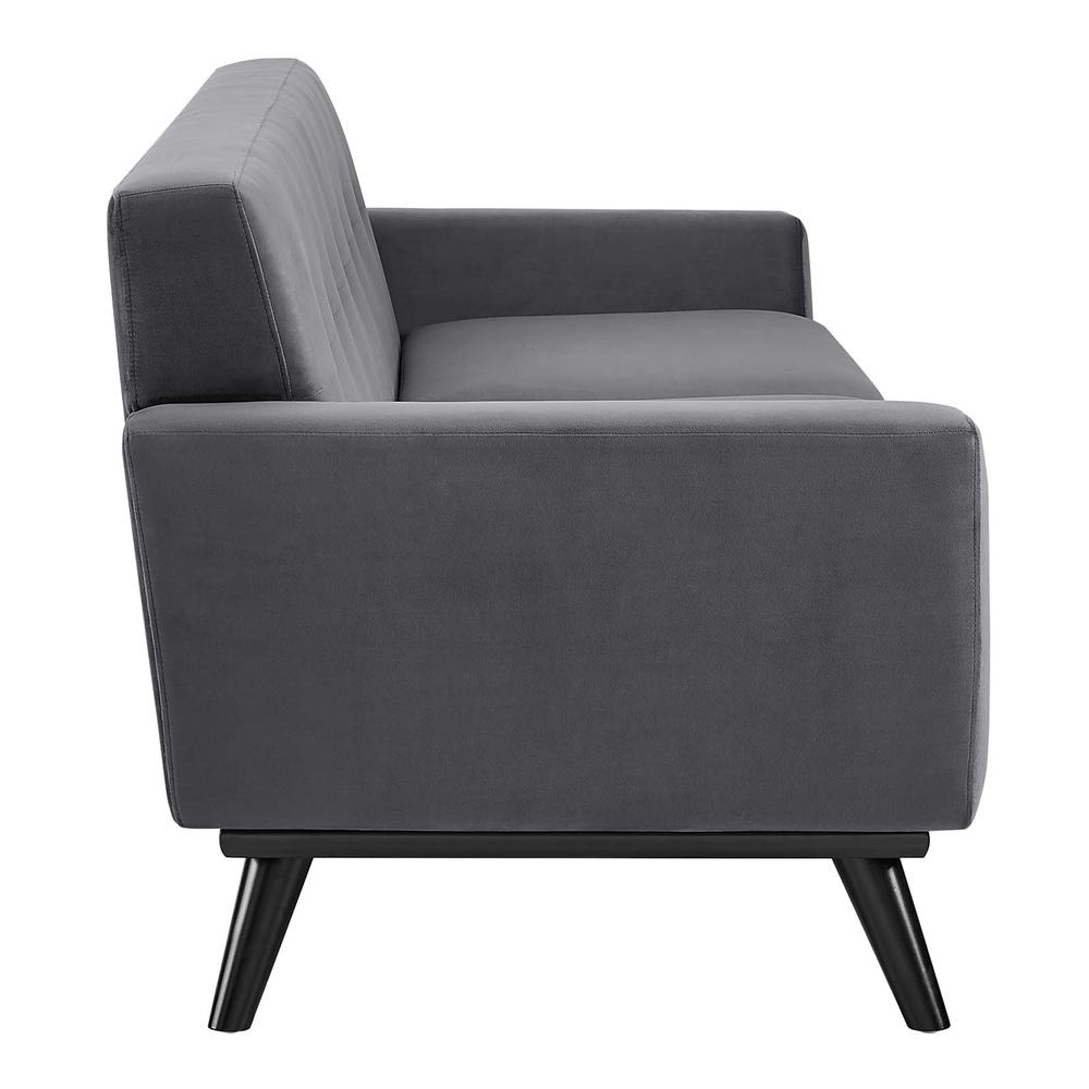 Engage Performance Velvet Sofa. Picture 2