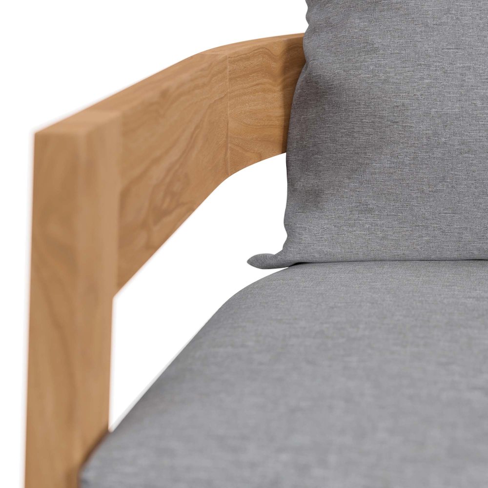 Brisbane Teak Wood Outdoor Patio Armchair. Picture 6