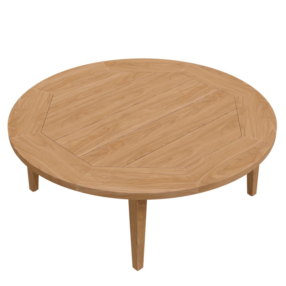Brisbane Teak Wood Outdoor Patio Coffee Table. Picture 3