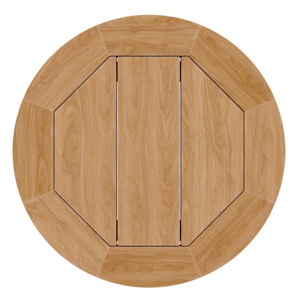 Brisbane Teak Wood Outdoor Patio Side Table. Picture 5