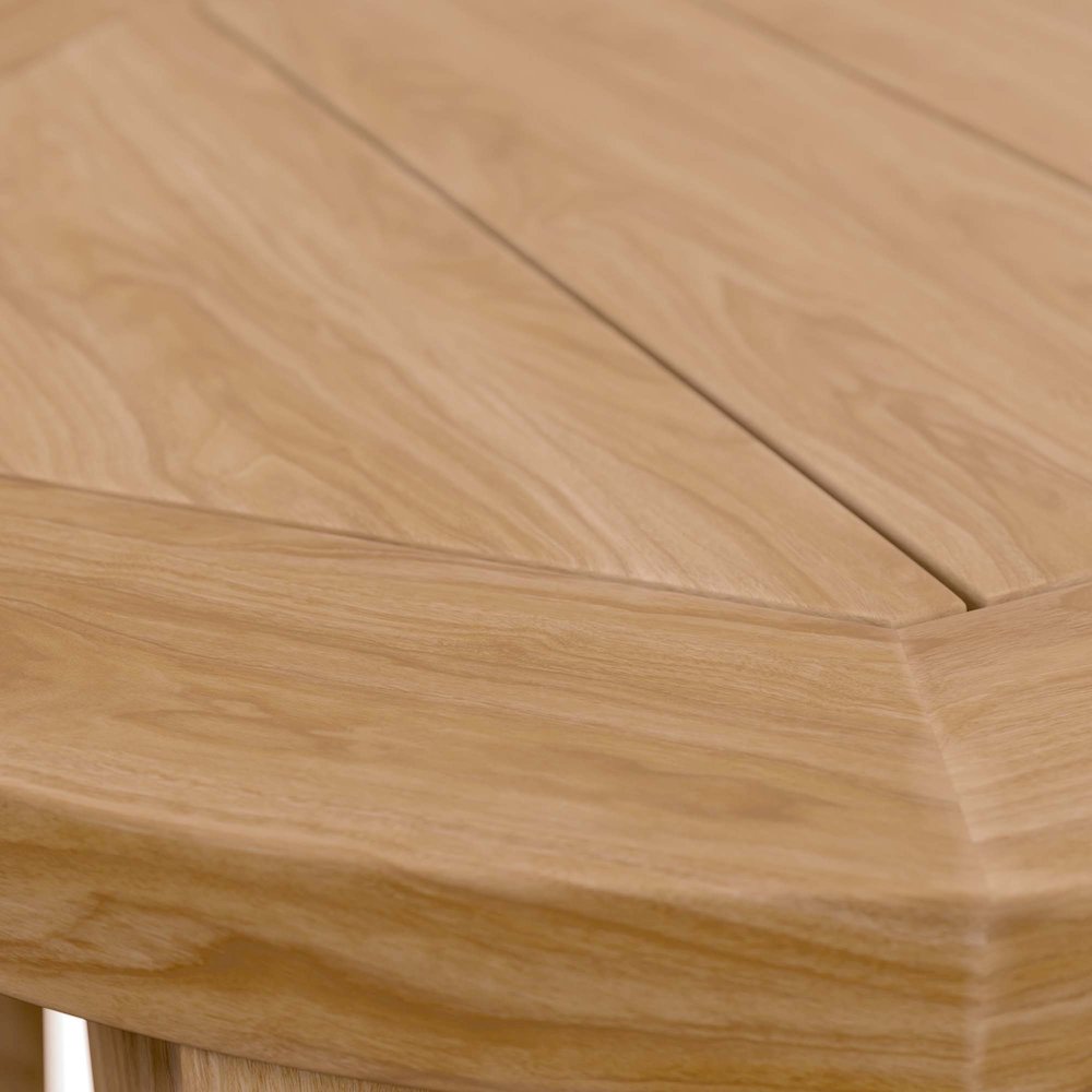 Brisbane Teak Wood Outdoor Patio Side Table. Picture 6