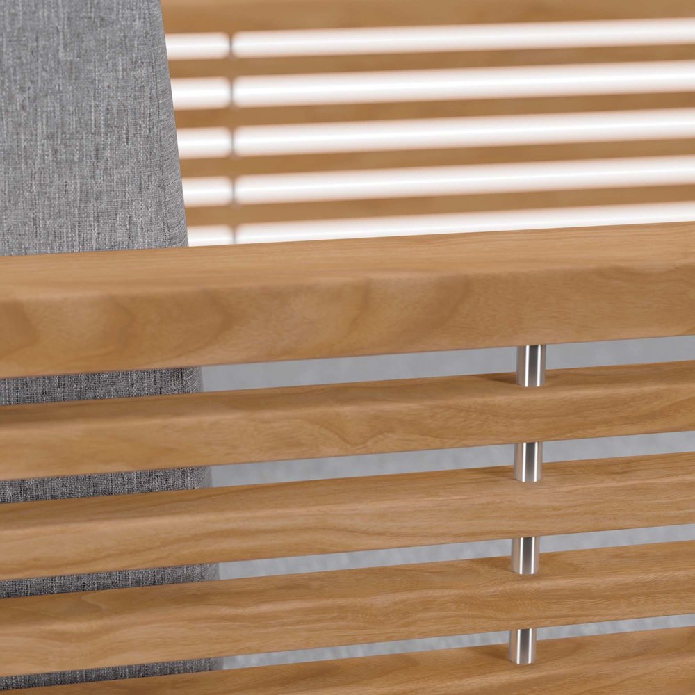 Carlsbad Teak Wood Outdoor Patio Armchair. Picture 6