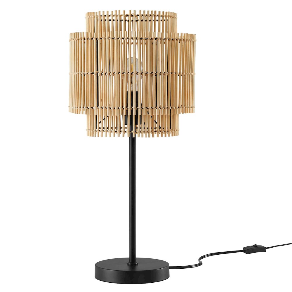 Nourish Bamboo Table Lamp. Picture 1