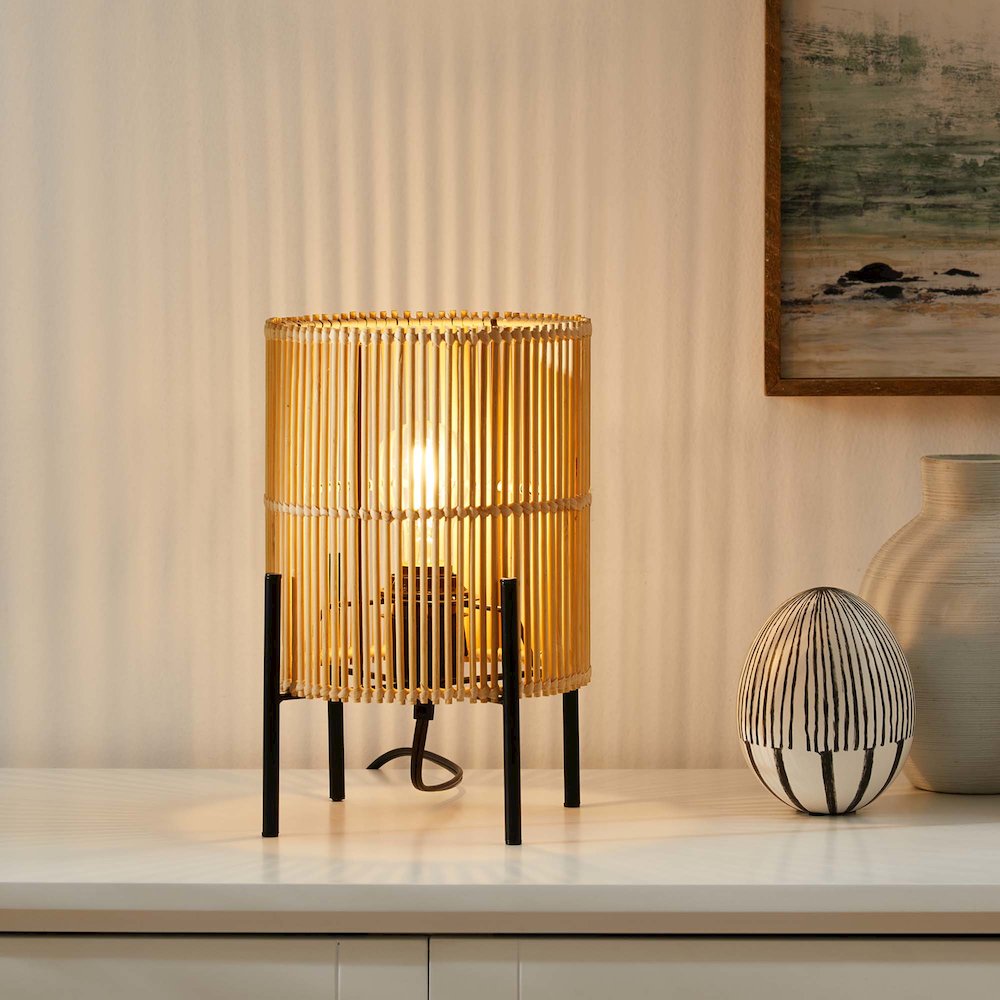 Casen Bamboo Table Lamp. Picture 10