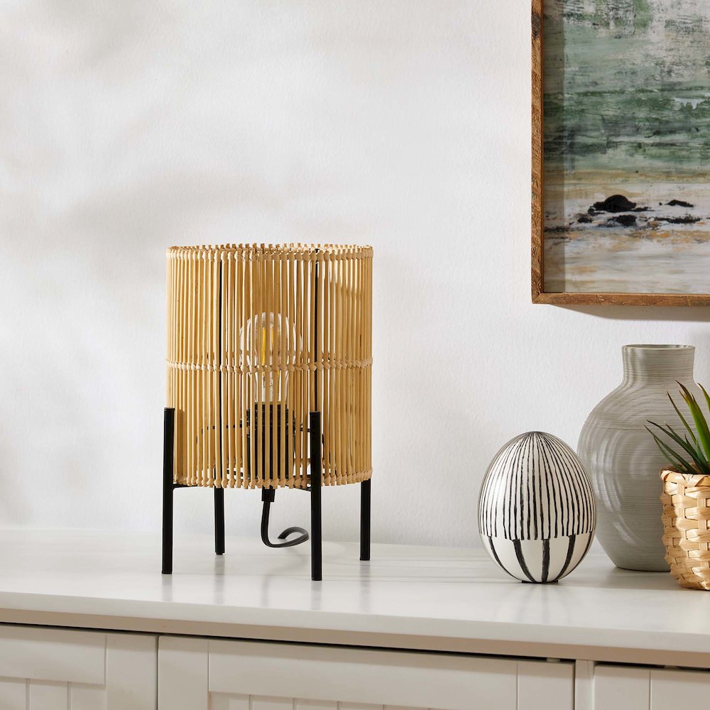 Casen Bamboo Table Lamp. Picture 9