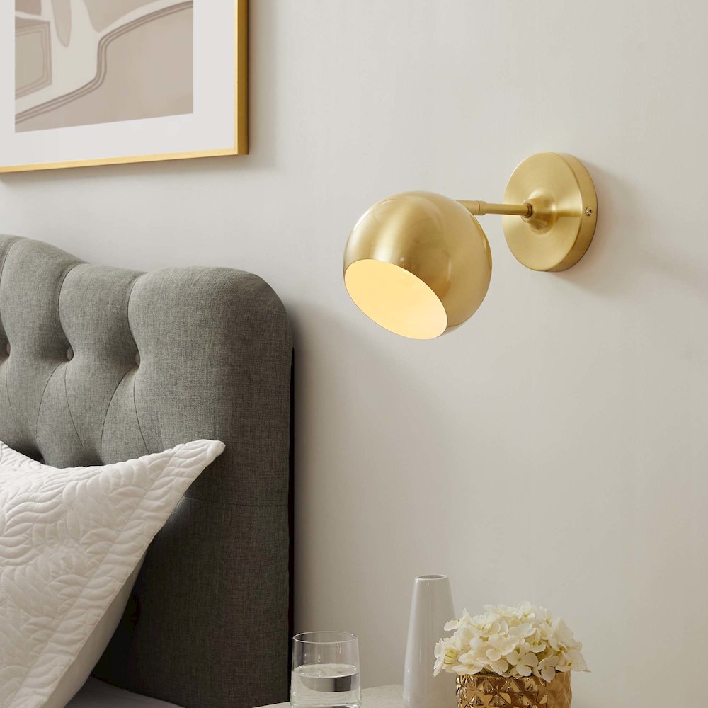 Chalice 4" Swing-Arm Metal Wall Sconce. Picture 9