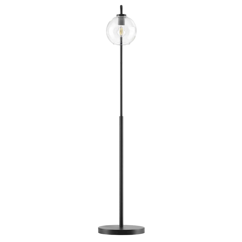 Silo Glass Globe Glass and Metal Floor Lamp. Picture 5