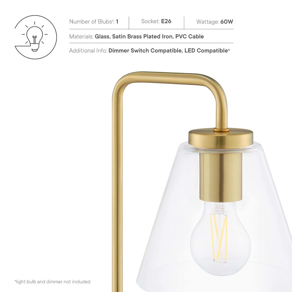 Element Glass Table Lamp. Picture 3