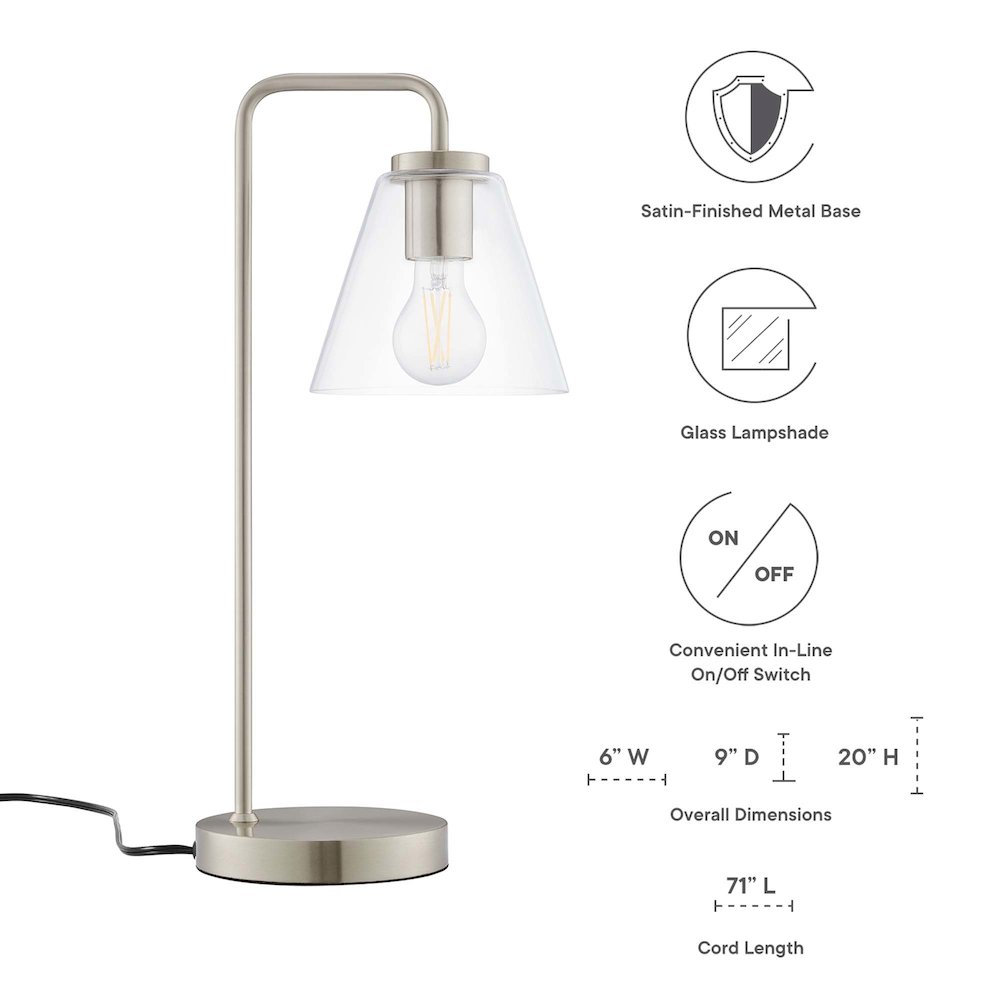 Element Glass Table Lamp. Picture 2