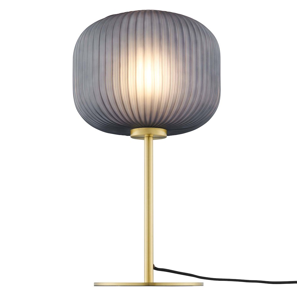 Reprise Glass Sphere Glass and Metal Table Lamp. Picture 4