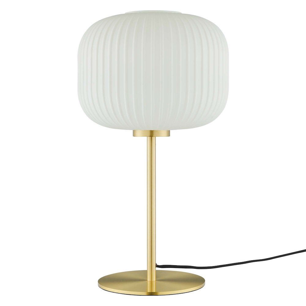 Reprise Glass Sphere Glass and Metal Table Lamp. Picture 1