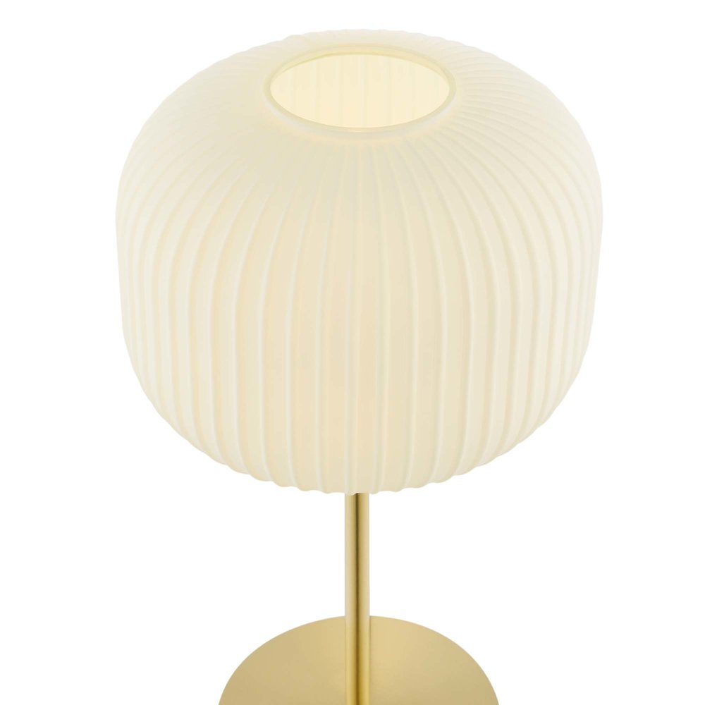 Reprise Glass Sphere Glass and Metal Table Lamp. Picture 5