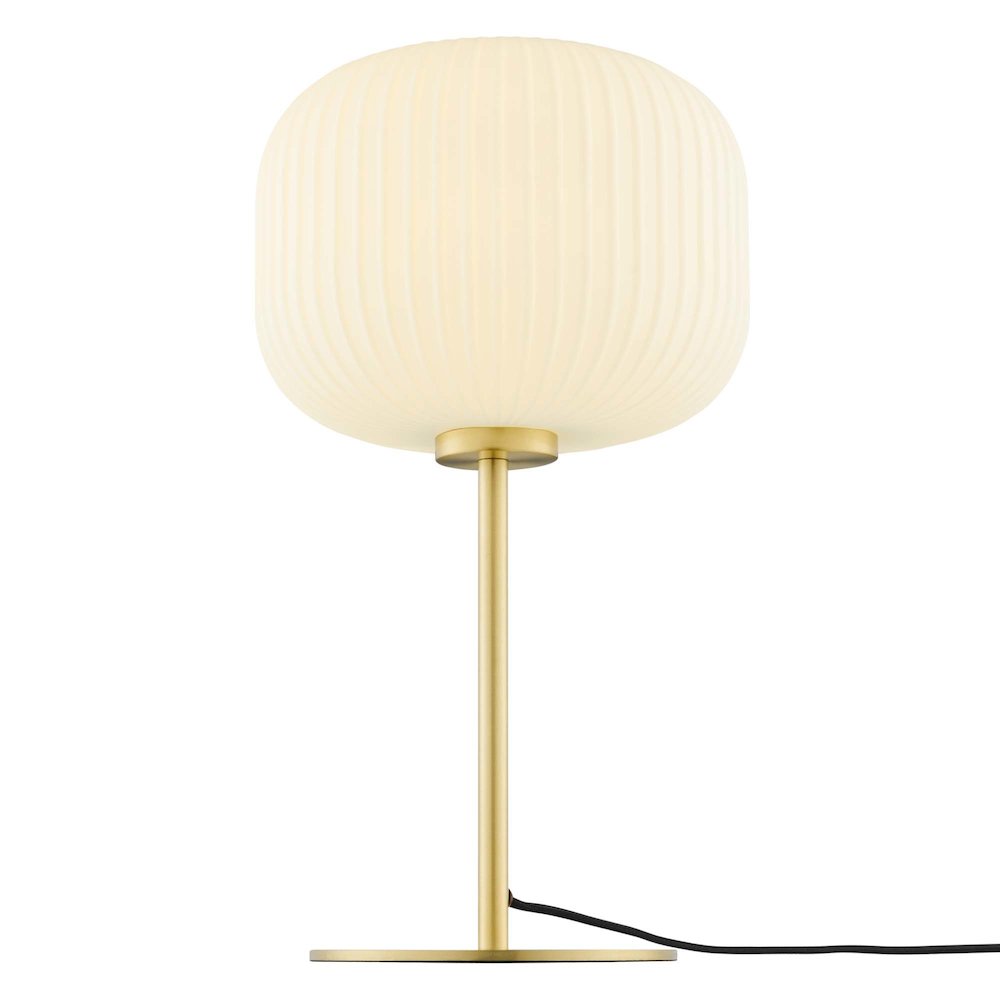Reprise Glass Sphere Glass and Metal Table Lamp. Picture 4
