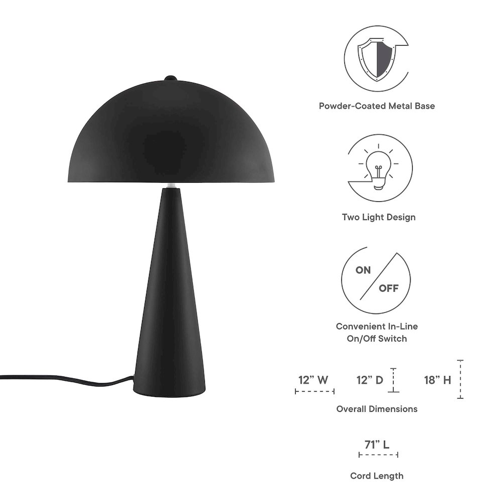 Selena Metal Table Lamp. Picture 2