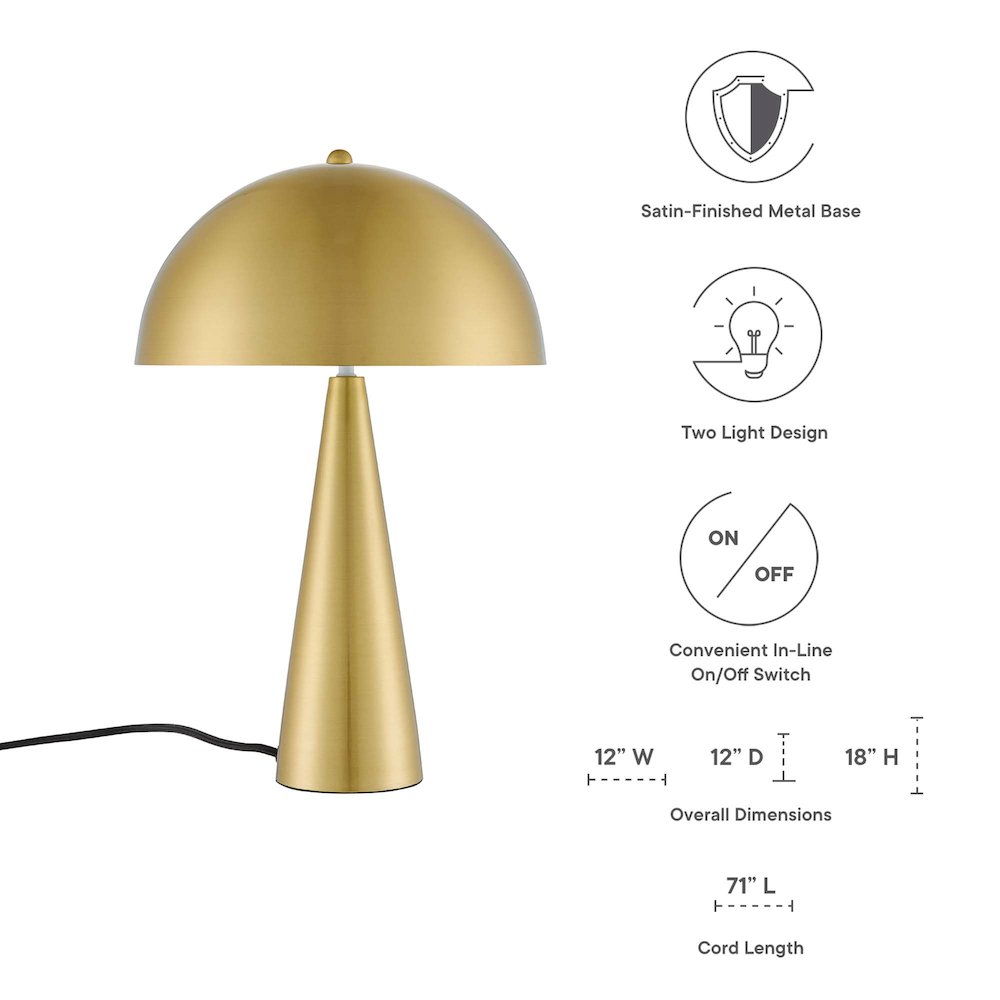 Selena Metal Table Lamp. Picture 2