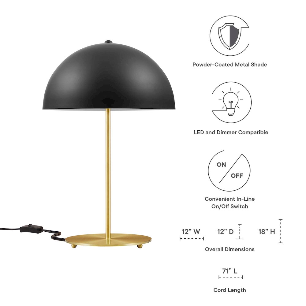 Ideal Metal Table Lamp. Picture 2