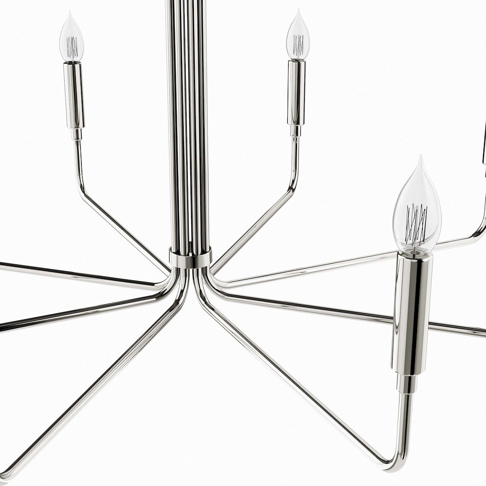 Rekindle 8-Light Chandelier. Picture 6