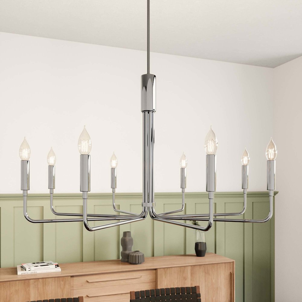 Rekindle 8-Light Chandelier. Picture 9