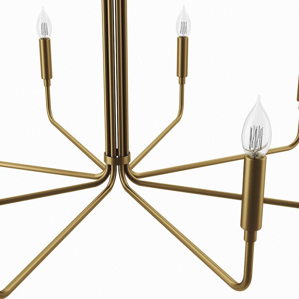 Rekindle 8-Light Chandelier. Picture 6