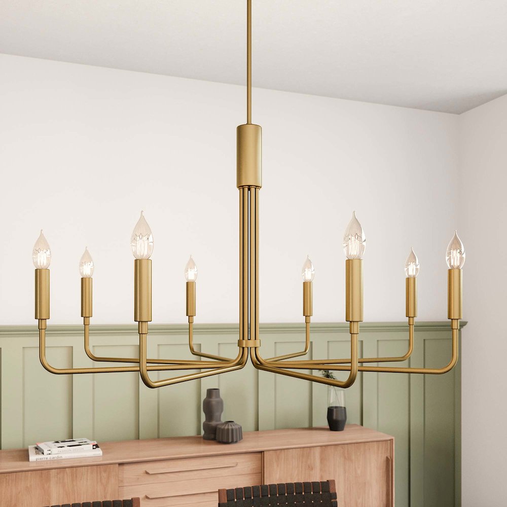 Rekindle 8-Light Chandelier. Picture 9