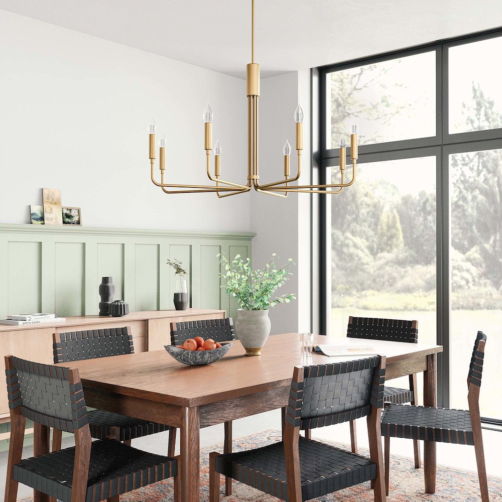 Rekindle 8-Light Chandelier. Picture 8