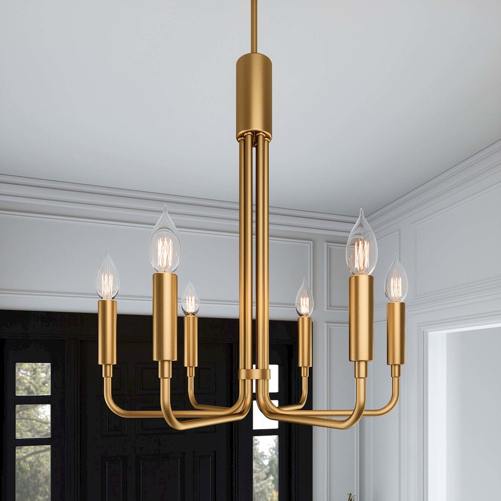 Rekindle 6-Light Chandelier. Picture 9