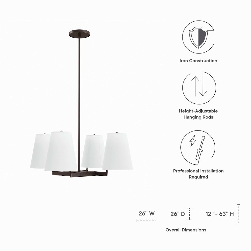 Mercer 4-Light Pendant Light. Picture 3