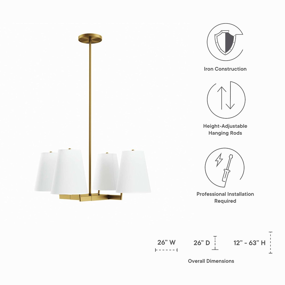 Mercer 4-Light Pendant Light. Picture 3
