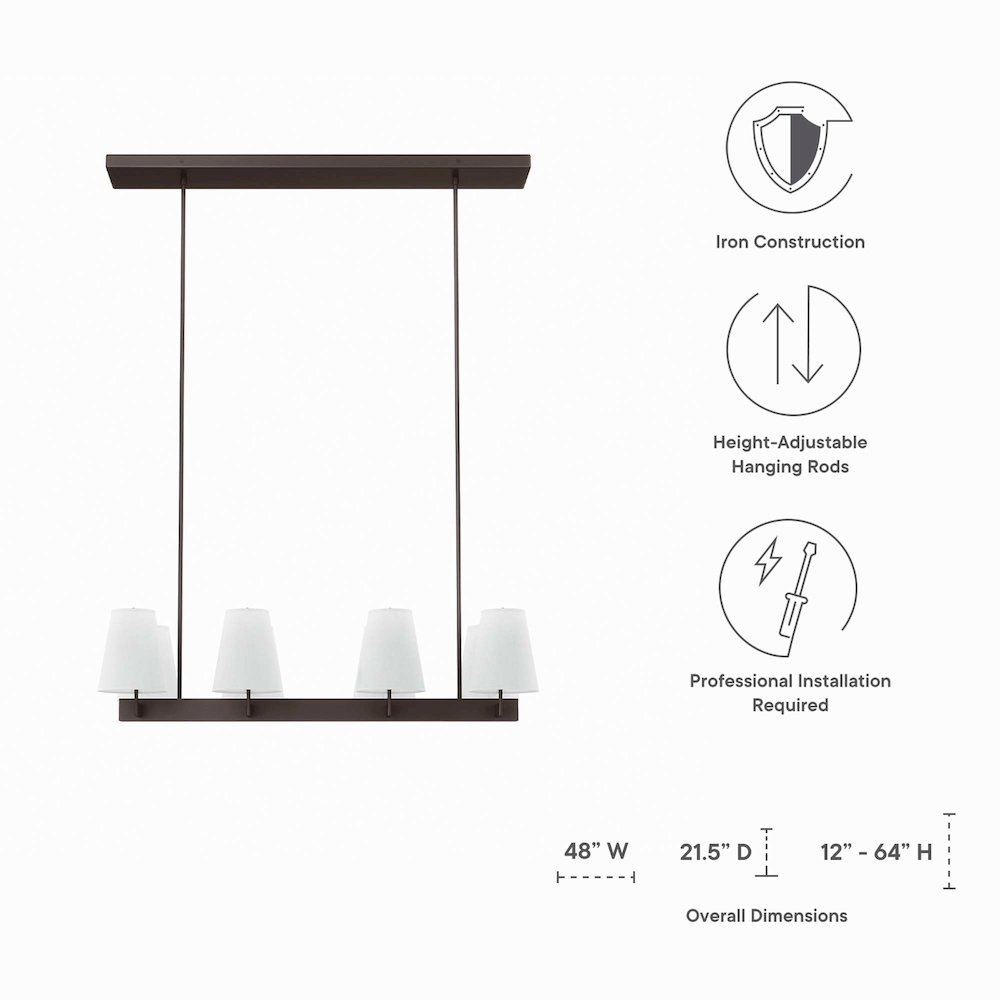 Enthrall 8-Light Chandelier. Picture 3