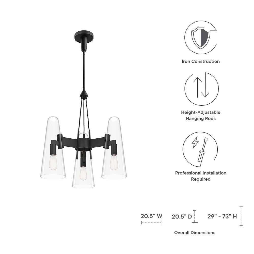 Beacon 3-Light Pendant Light. Picture 3