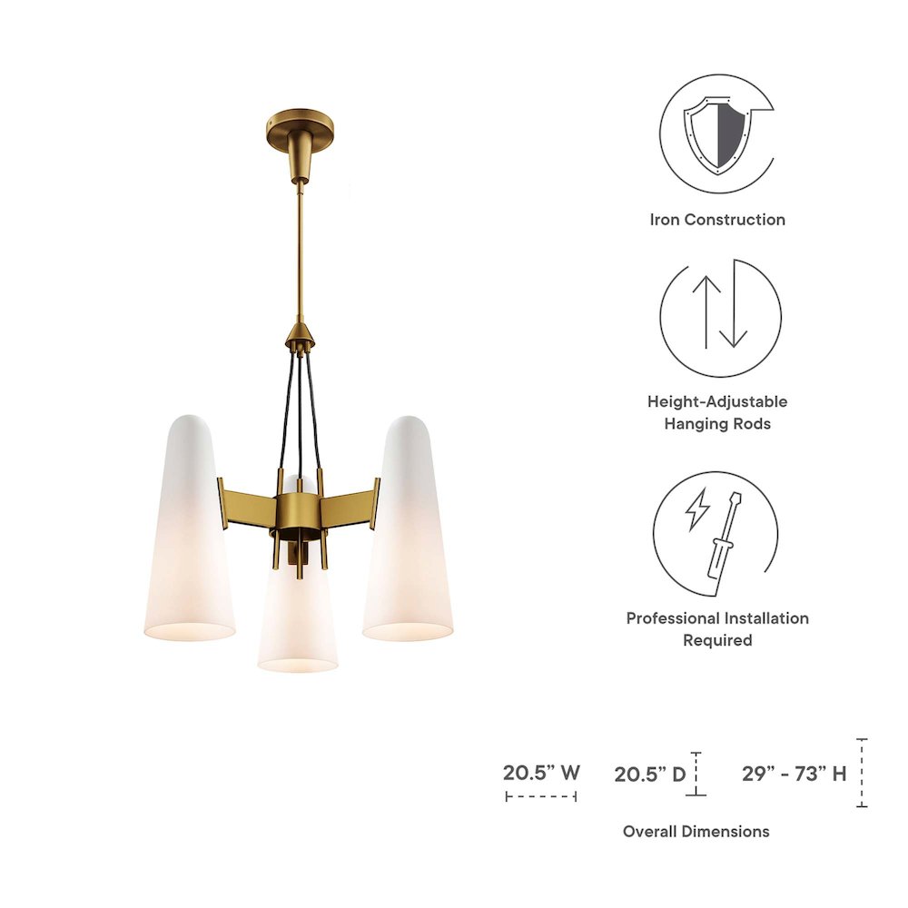 Beacon 3-Light Pendant Light. Picture 3