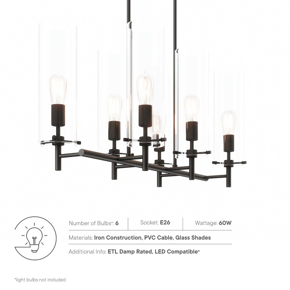Skylark 6-Light Chandelier. Picture 3