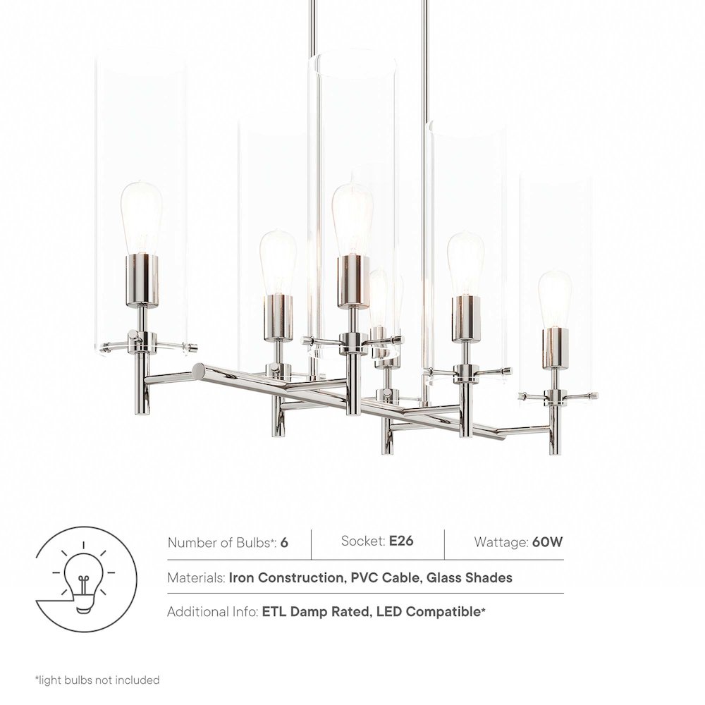 Skylark 6-Light Chandelier. Picture 3