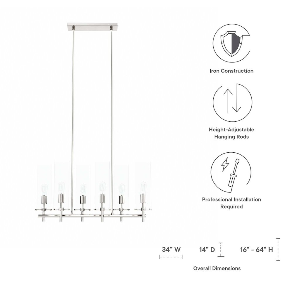 Skylark 6-Light Chandelier. Picture 2