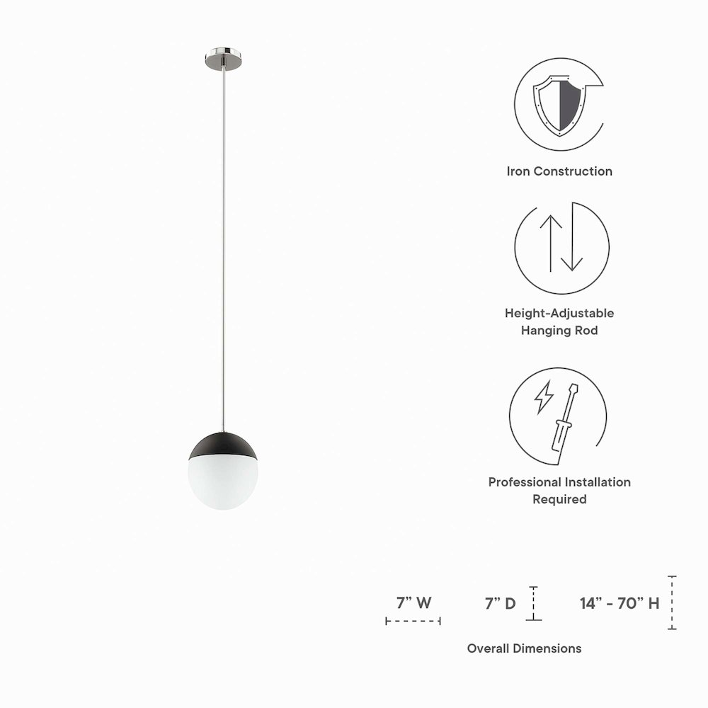 Stellar 1-Light Pendant Light. Picture 2