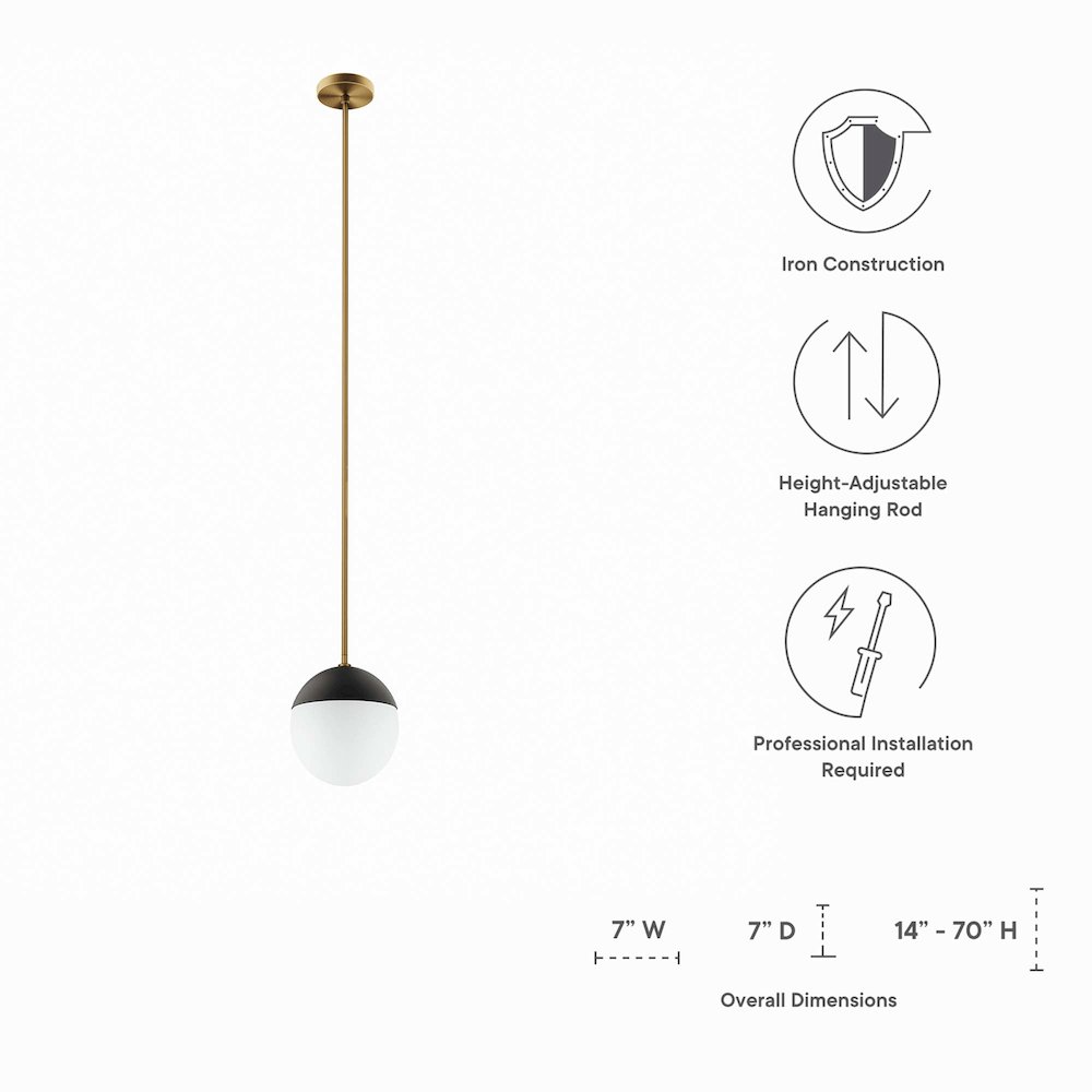 Stellar 1-Light Pendant Light. Picture 2