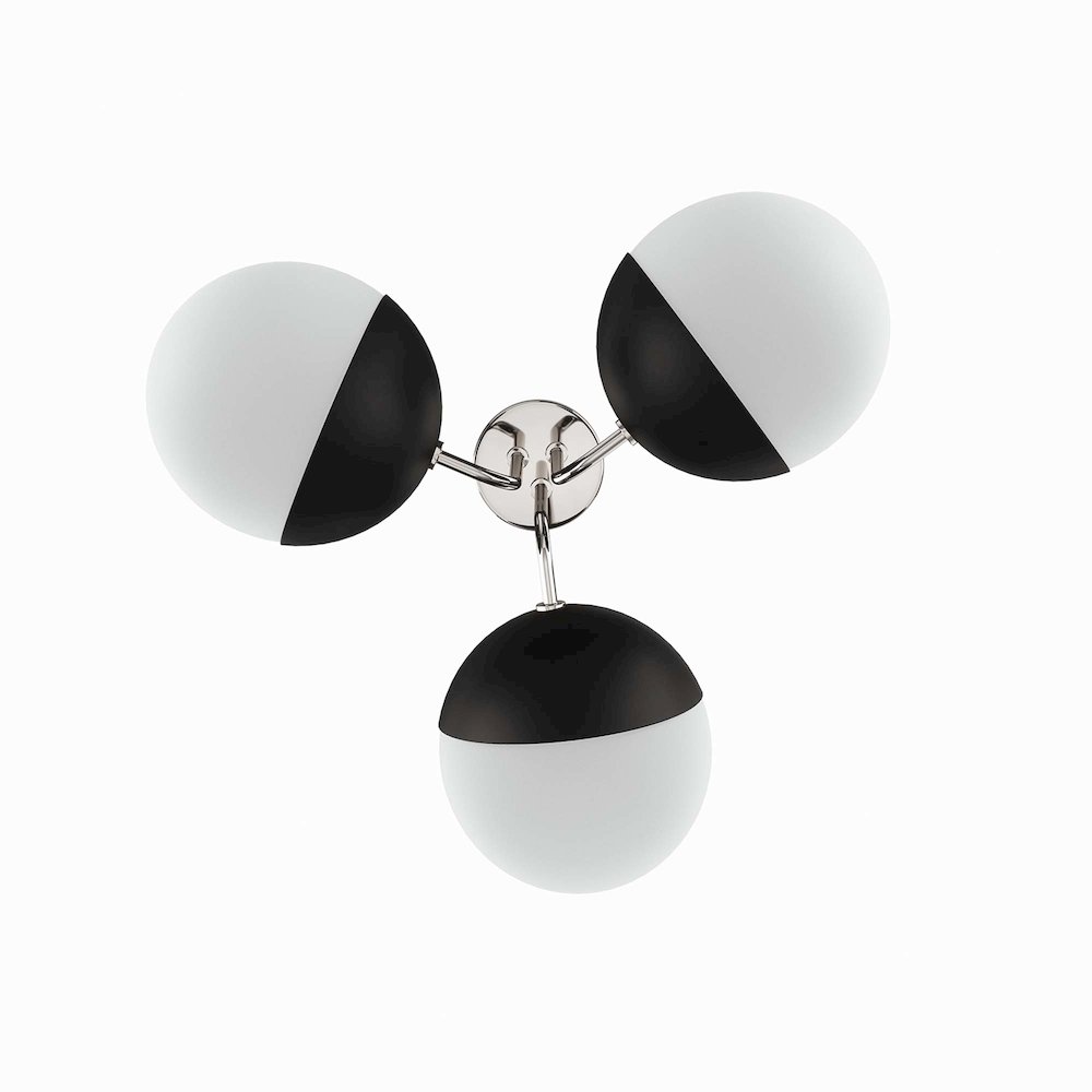 Stellar 3-Light Semi-Flush Ceiling Light. Picture 4
