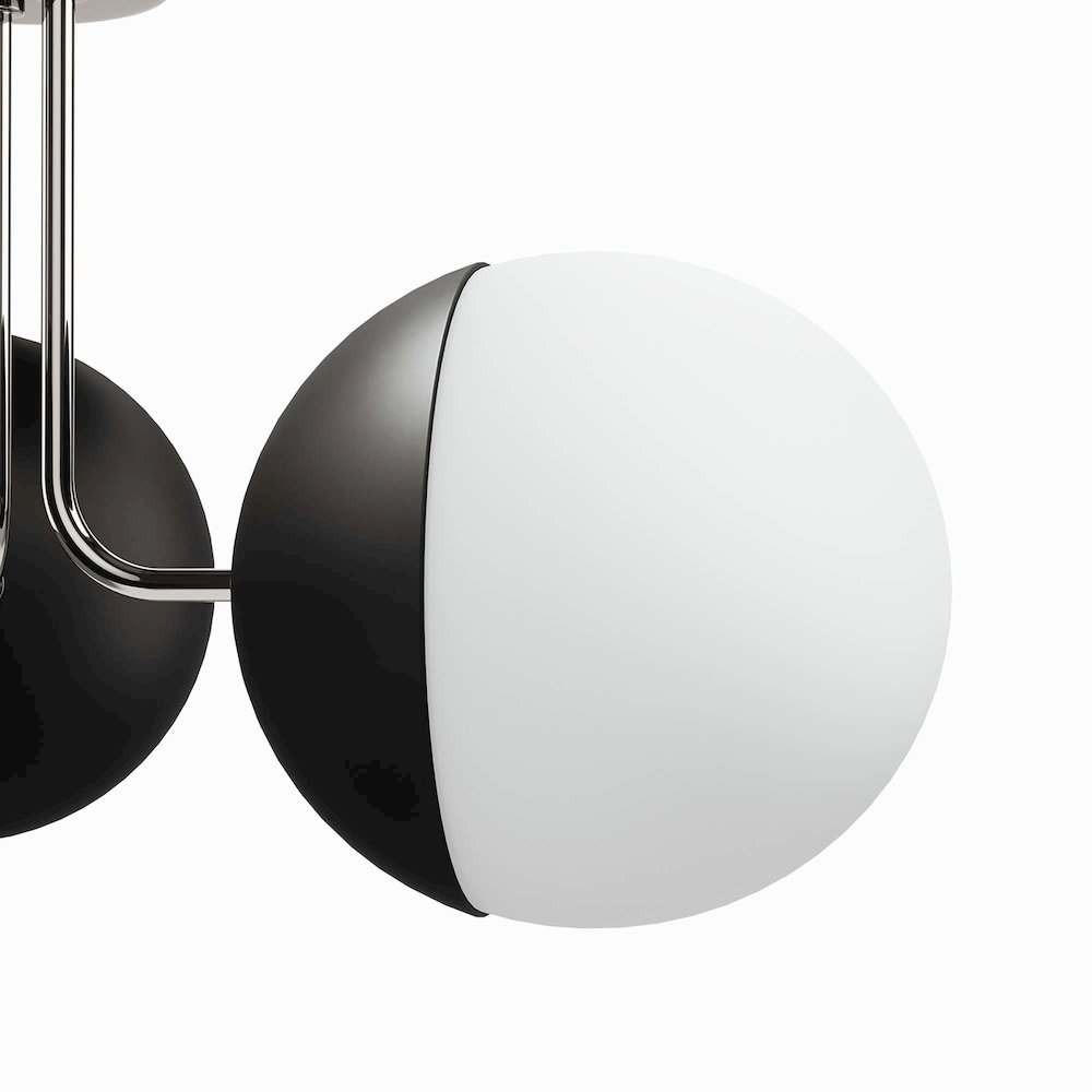 Stellar 3-Light Semi-Flush Ceiling Light. Picture 6