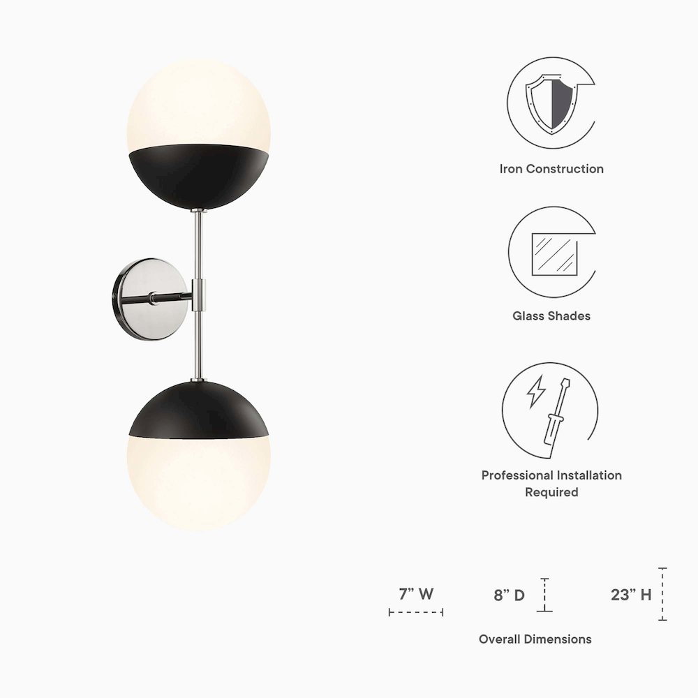 Stellar 2-Light Wall Sconce. Picture 2