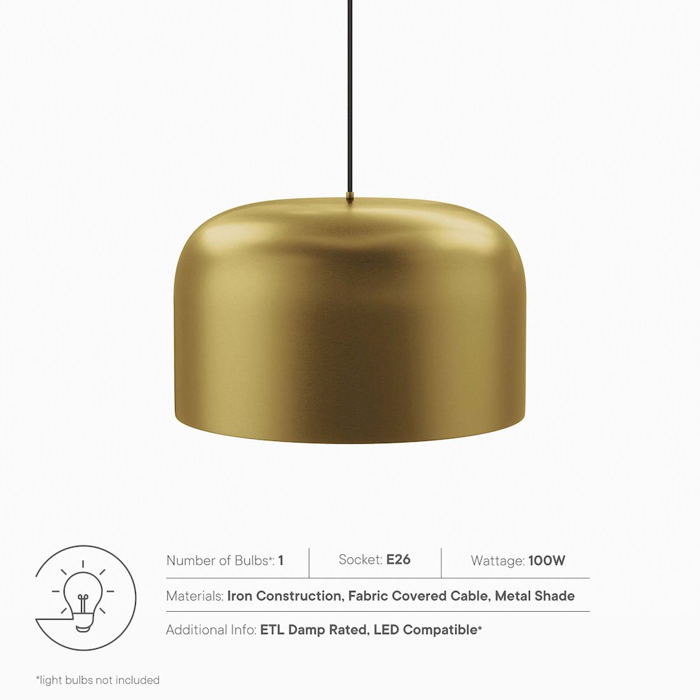 Avenue 1-Light Pendant Light. Picture 3