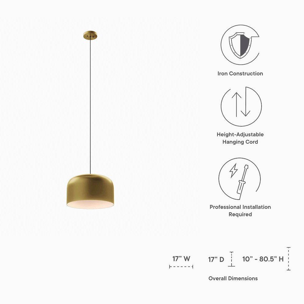 Avenue 1-Light Pendant Light. Picture 2
