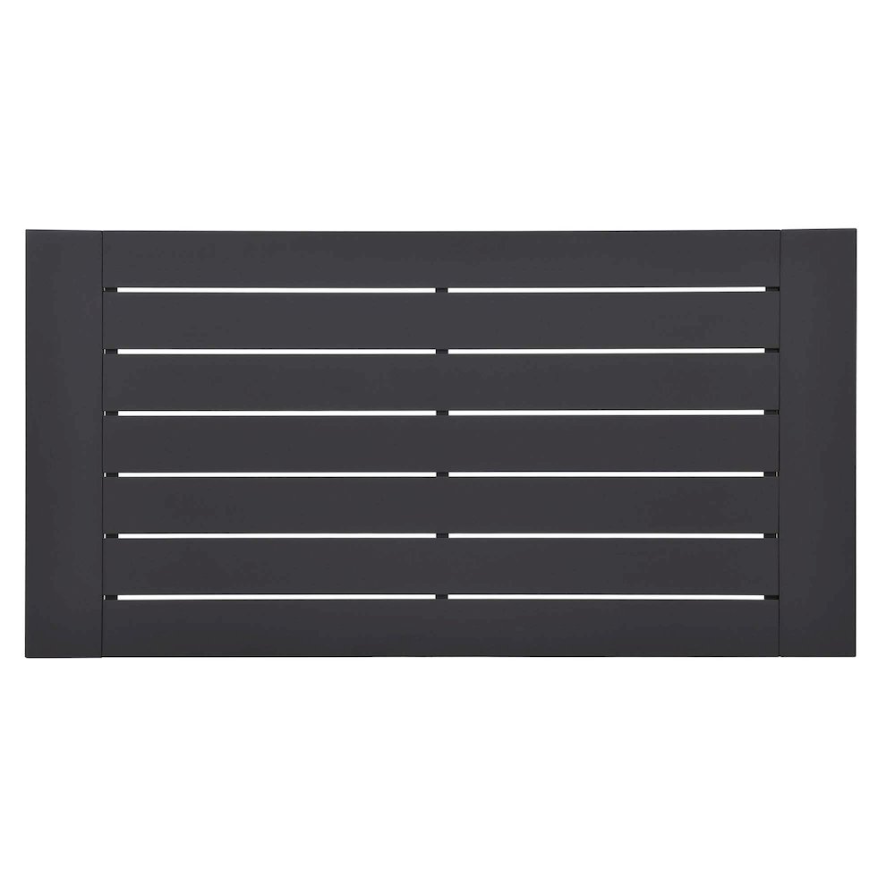 Tahoe Outdoor Patio Powder-Coated Aluminum Coffee Table. Picture 4